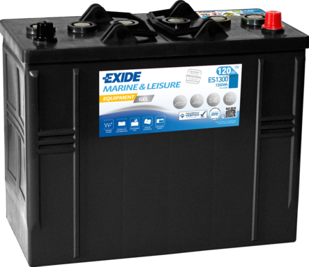 Exide geeliakku ES1300 12v 120Ah - Geeli ajovoima- ja teollisuusakut - 3661024035781 - 1