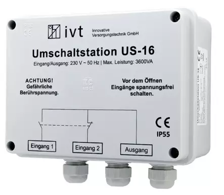 IVT Umschaltstation US-16 kytkinasema - Hallinta ja ohjelmointi - 4030072400039 - 2