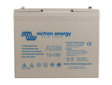 Victron Super cycle Agm-Akku 12v 100Ah - AGM ajovoima- ja teollisuusakut - 8719076039990 - 1