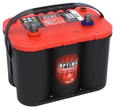 Optima akku RedTop RT S 4.2 1050S 12V 50Ah - Optima käynnistysakut - 4016987113462 - 1
