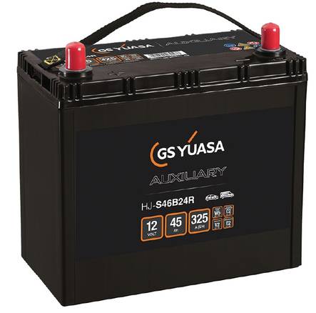 GS Yuasa agm akku HJ-S46B24R12V45Ah - GS käynnistysakut - 5050694030437 - 1