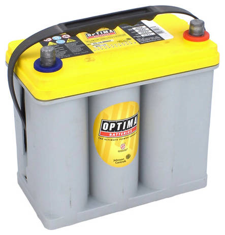 Optima akku YellowTop YT R 2.7 12V 38Ah - Optima käynnistysakut - 4016987113639 - 1